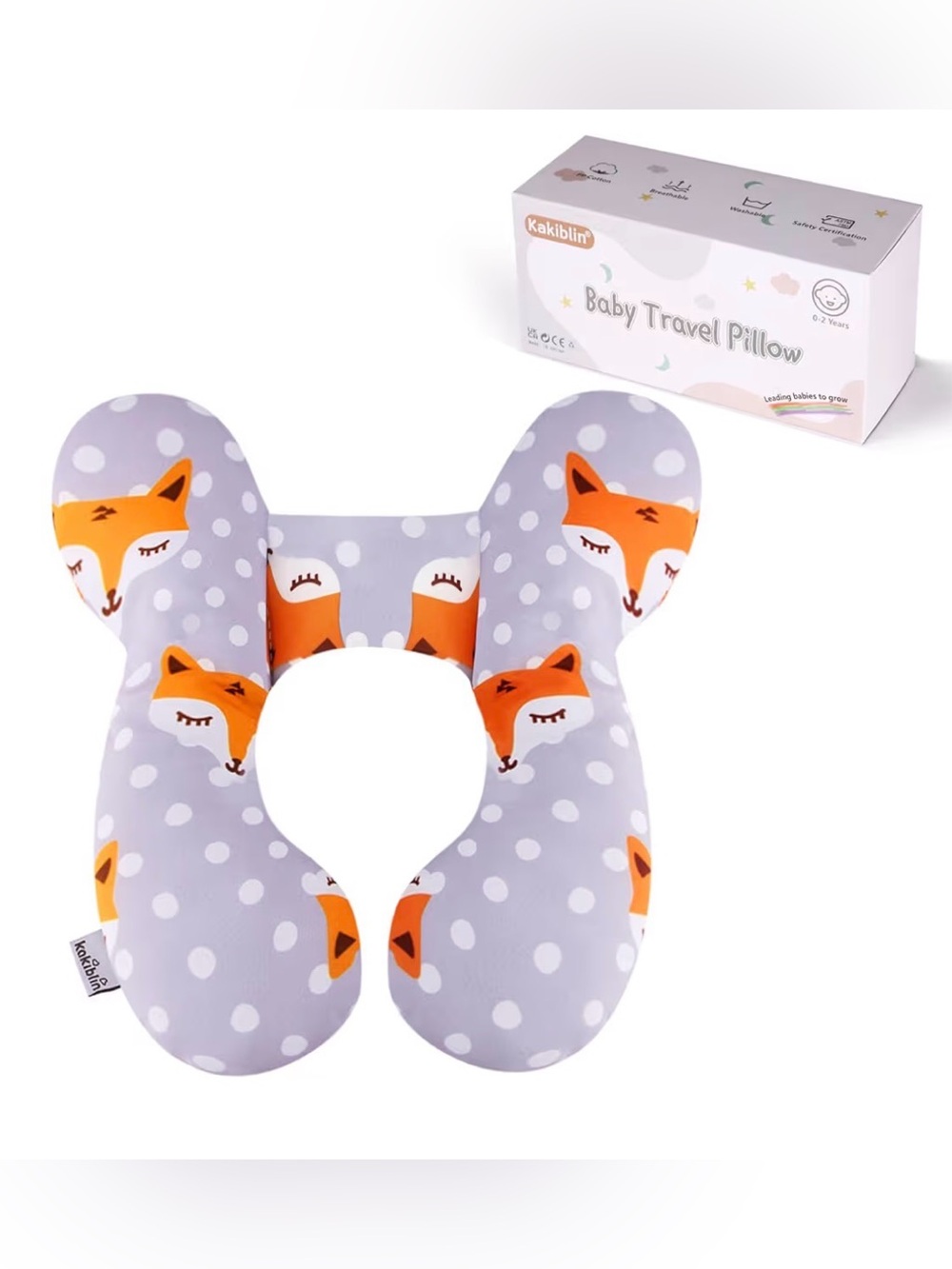 Kakiblin Baby Travel Pillow